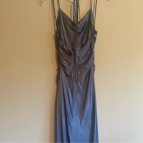 Shona Joy La Lune Lace Back Maxi Dress - Blue Smoke - Picture 7 of 14